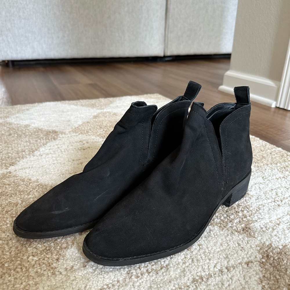Dolce Vita Black Suede Women's Chelsea Boots